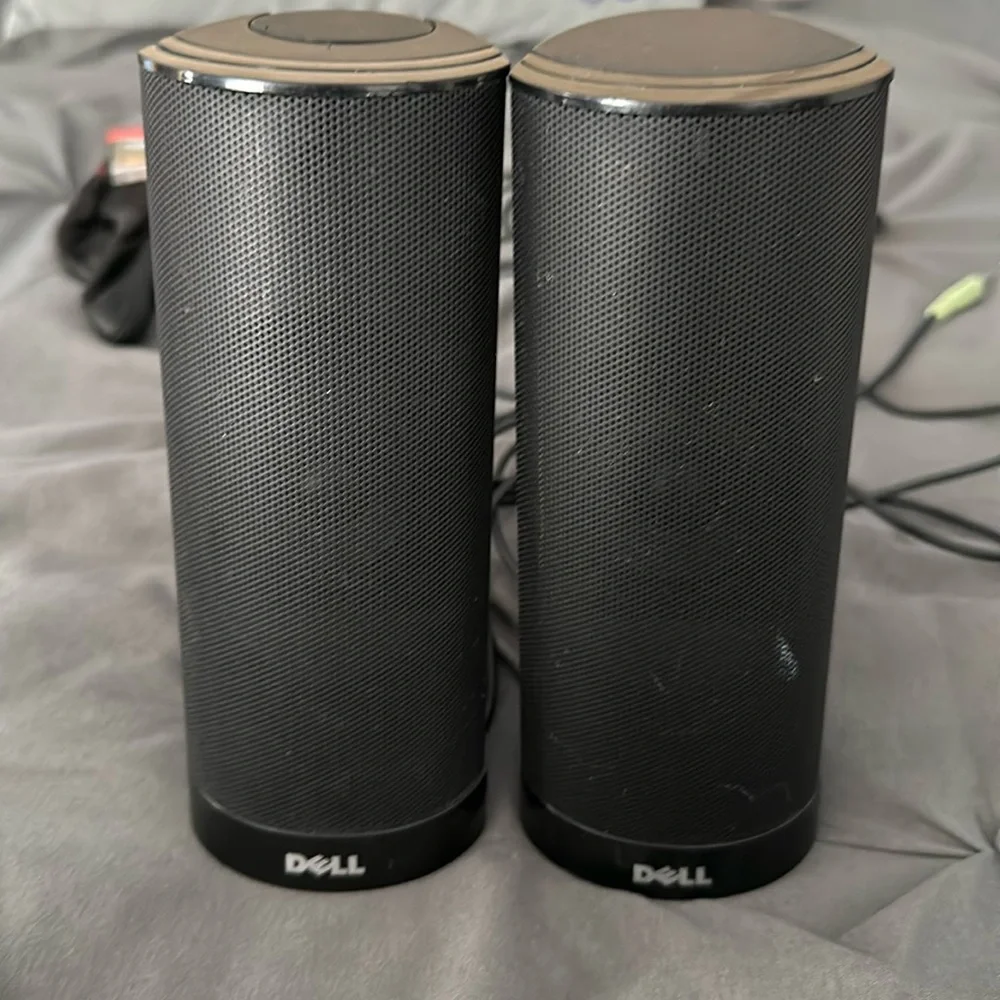 Dell computer stereo speakers.